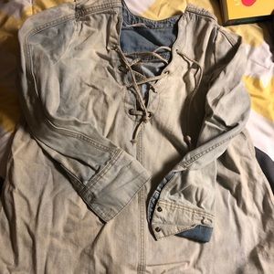 Blue jean shirt/dress